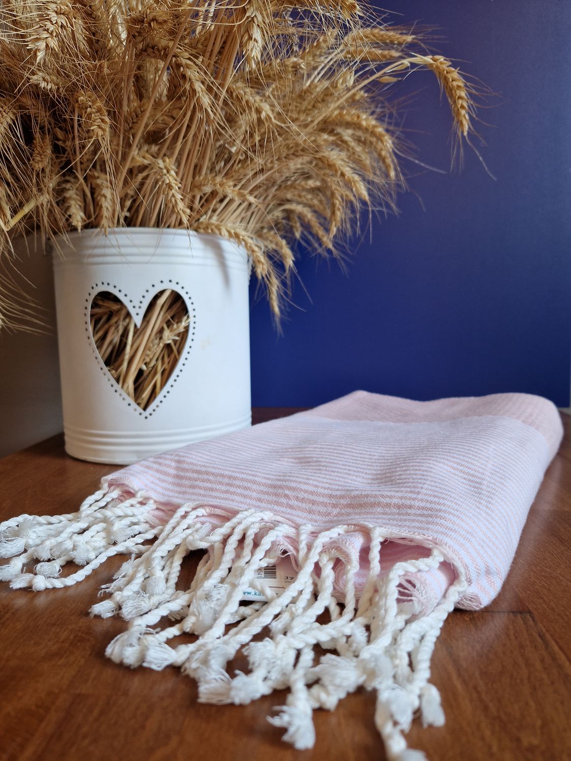 Asciugamano Fouta Onda Rosa