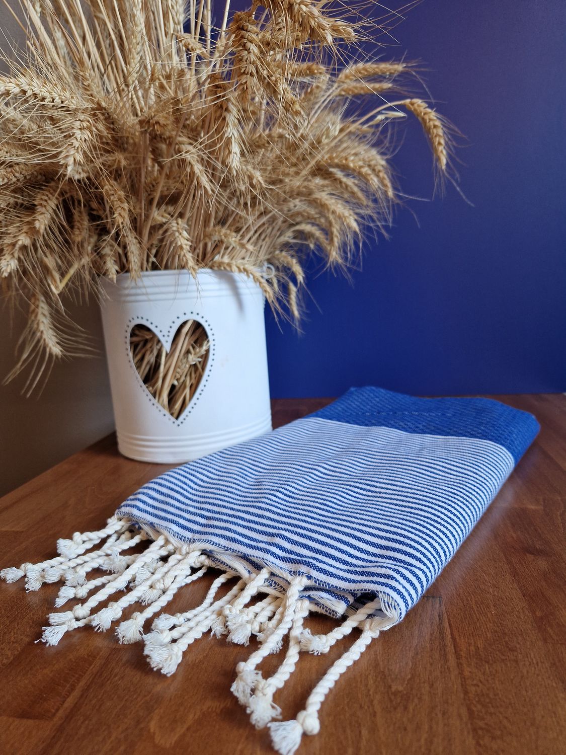 Asciugamano Fouta Onda Azul real