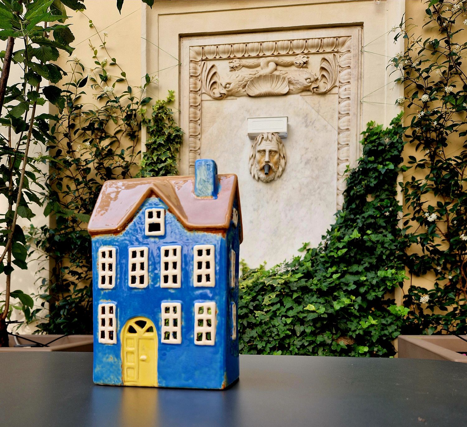 House F/Tealight Nyhavn Yellow Door
