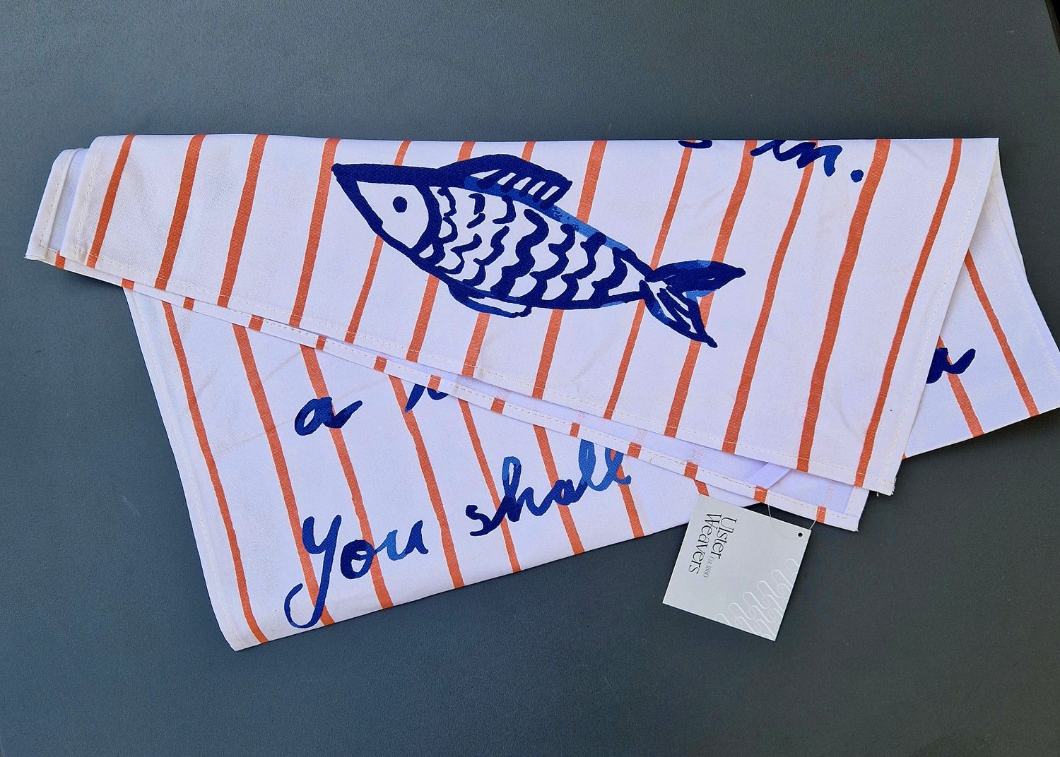 Catch Of The Day Fish Tea Towel