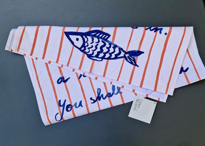 Catch Of The Day Fish Tea Towel