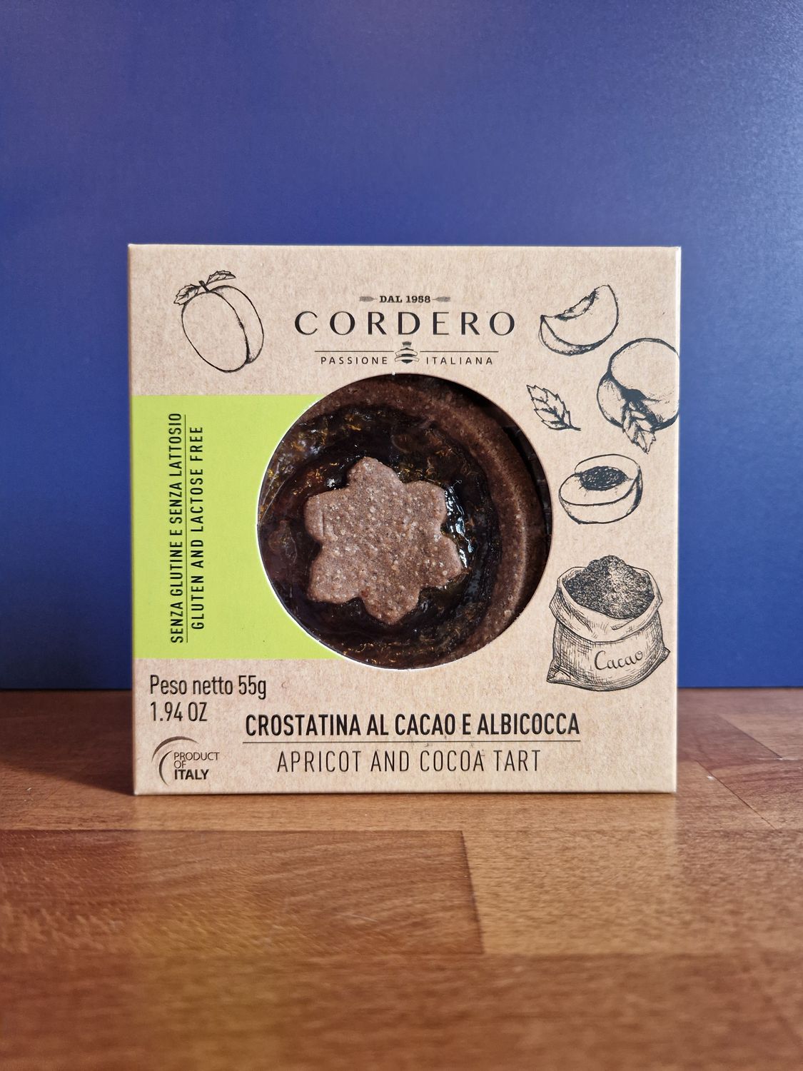 Mini Crostata Cacao E Albicocche Gluten Free