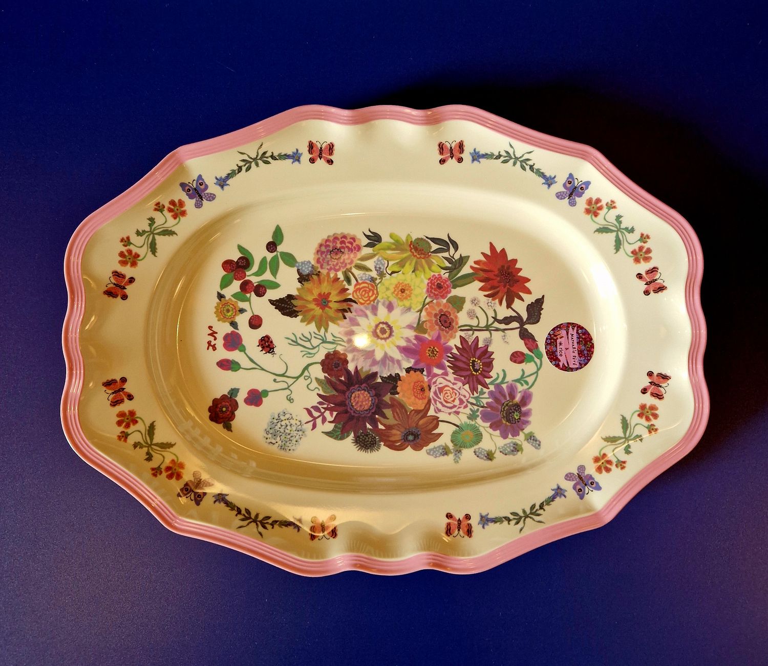 Piatto Di Portata Vintage Ediz Limitata Melanine