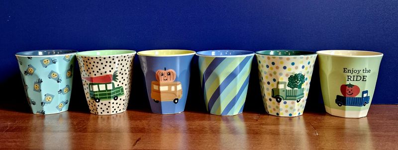 Bicchieri Bimbo Melanine Fantasie Assortite