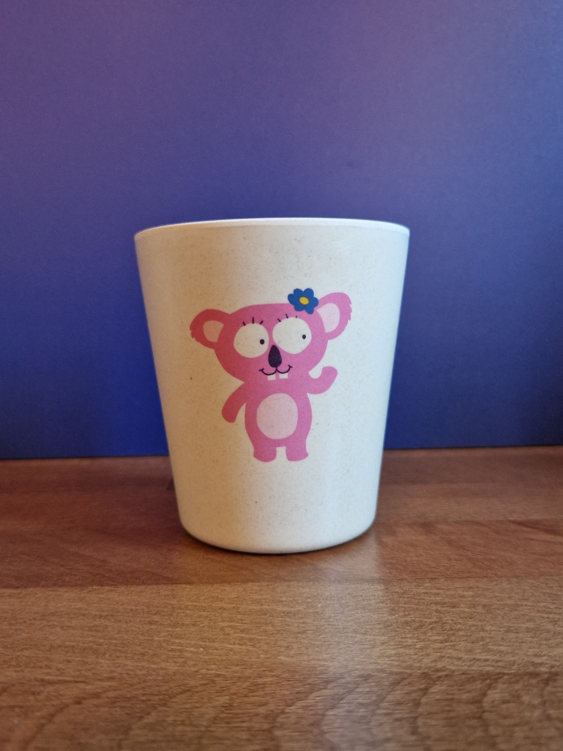BICCHIERE KOALA in lolla di riso e bamboo biodegradabile