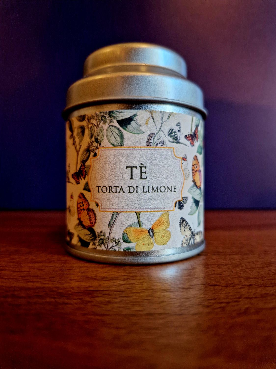 Lattina tè torta limone butterflies