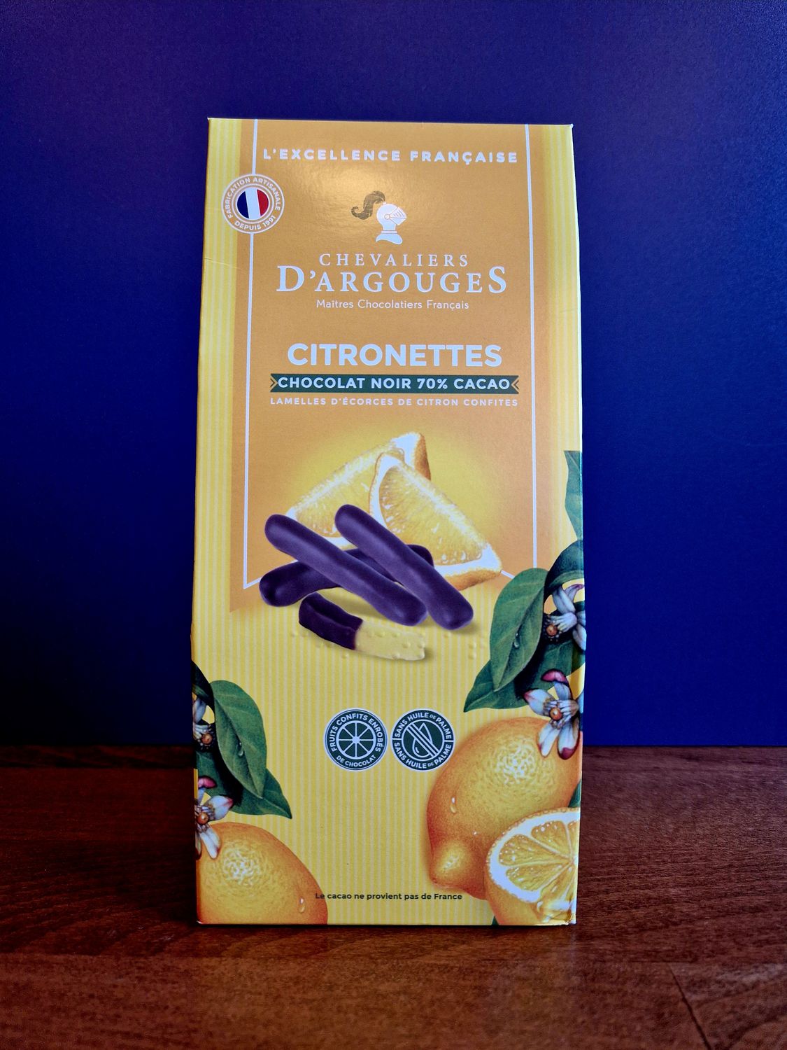 Étui Citronettes - Chocolat Noir 70% De Cacao