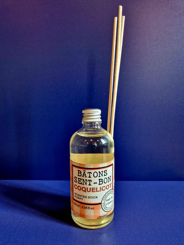 Diffuseur Bastoncini Coquelicot