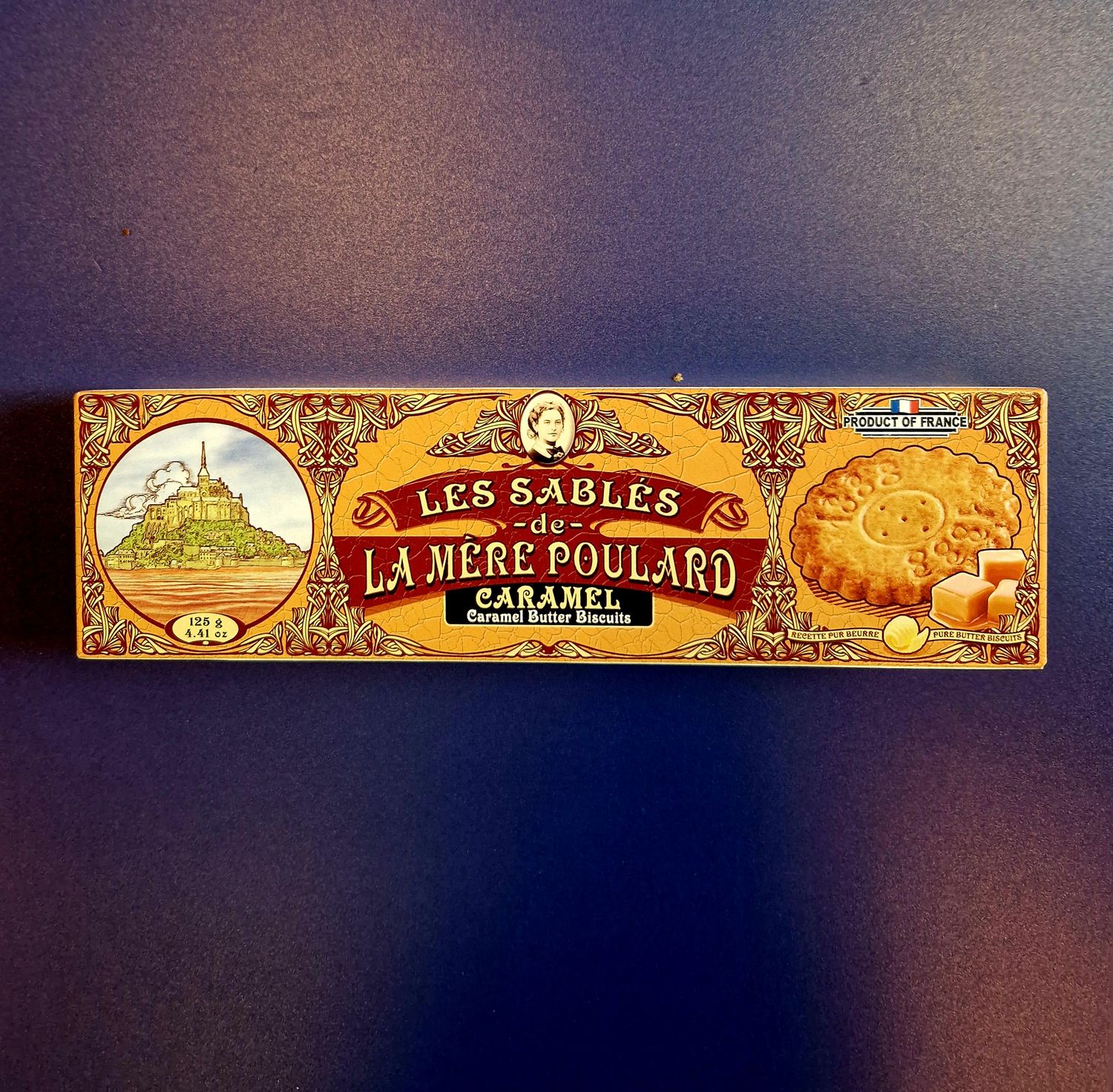 Les Sablés Biscotti Caramel astuccio 125 gr