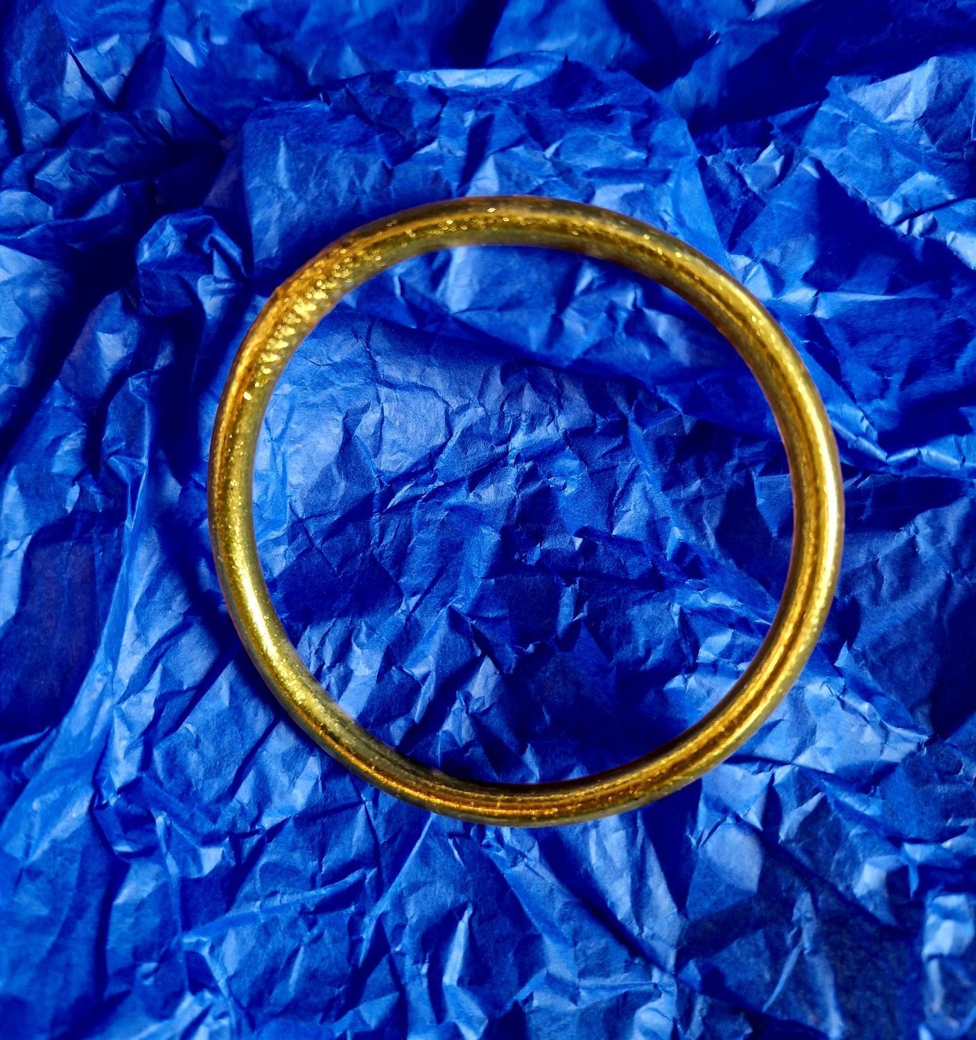 Braccialetto Buddista oro spesso