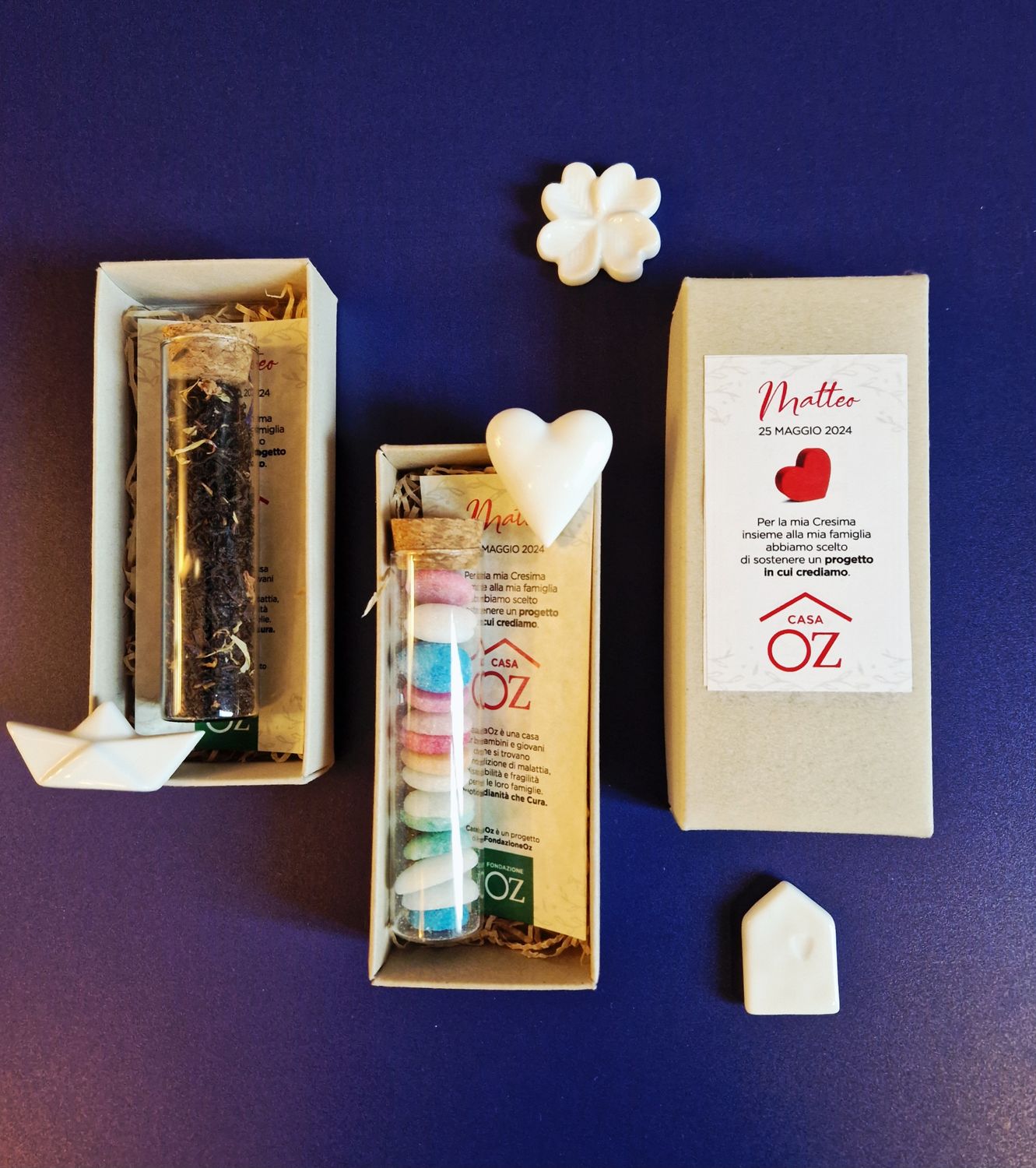 Bomboniera Porta caramelle in vetro