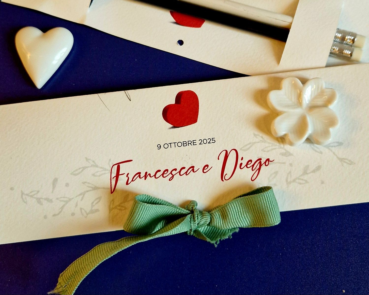 Set due matite serigrafate