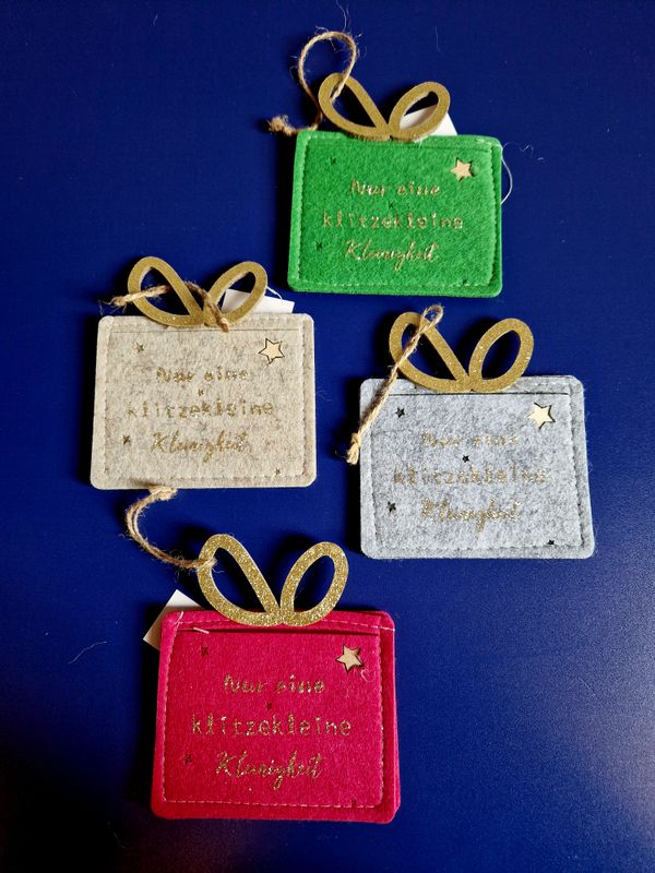 Decorazione Albero Busta (4 Colori)