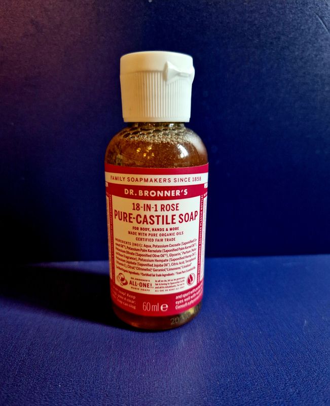 Sapone Liquido Bio All-One! Dr. Bronner's - Rose 60ml Sapone Liquido Bio All-One! Dr. Bronner's - Rose 60ml