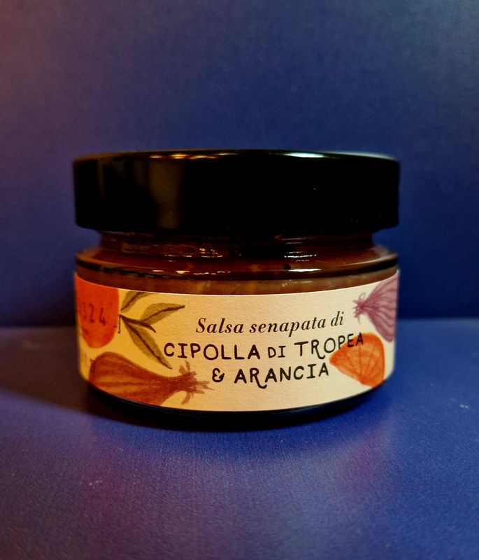 Salsa senapata Cipolla di Tropea &amp; Arancia - 106gr