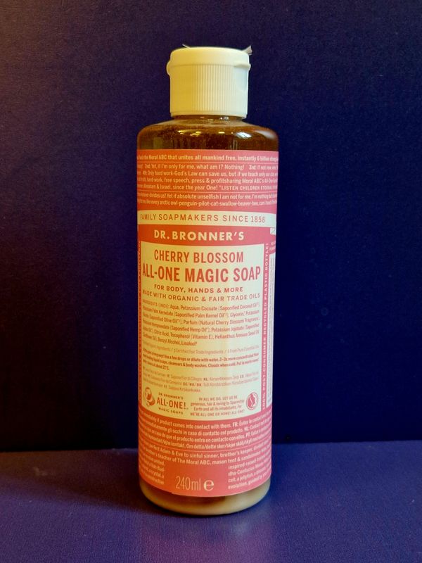 Sapone Liquido Bio All-One! Dr. Bronner's - Cherry Blossom 240ml