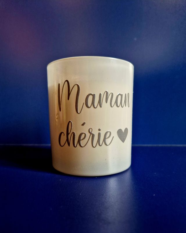 Bougie Grise - Maman Chérie