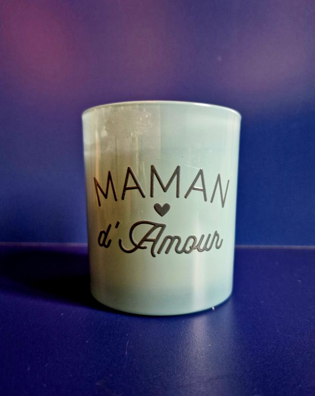 Bougie Bleu - Maman D'Amour