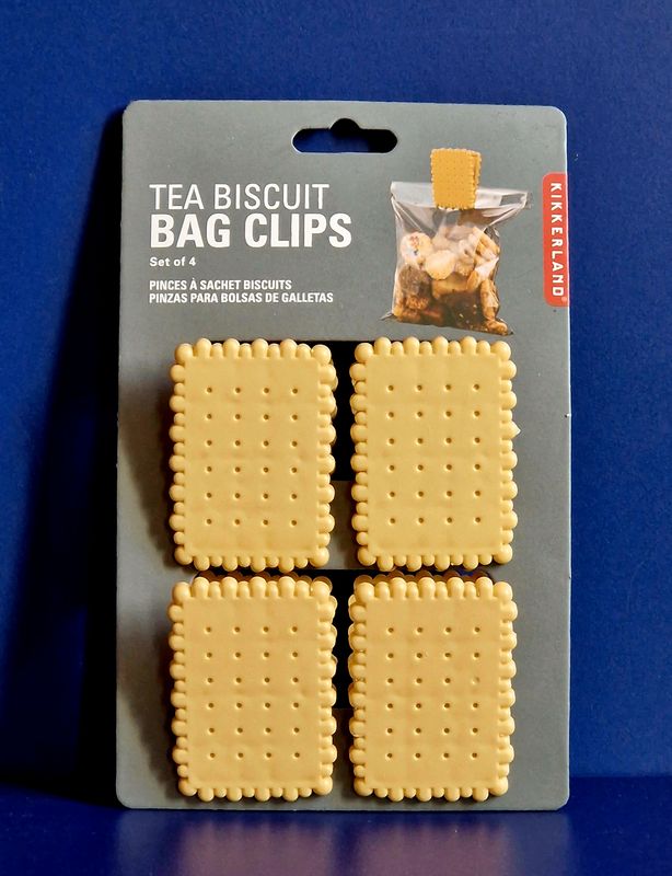 BAG CLIP TEA BISCUIT