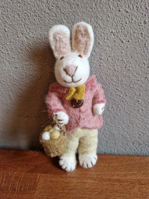 White Bunny Jacket, Egg Basket