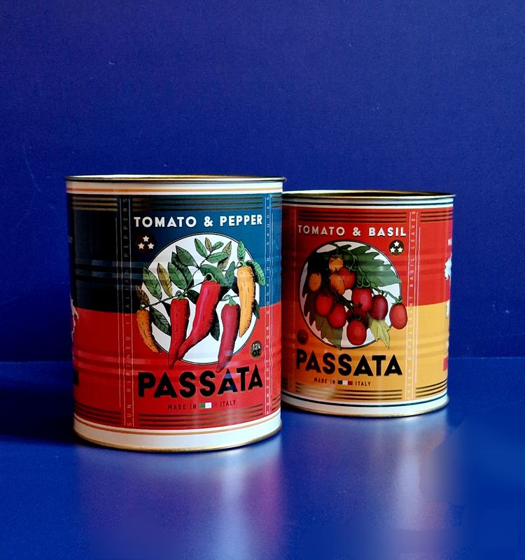 Medium Storage Tins (Set Of 2) - Passata