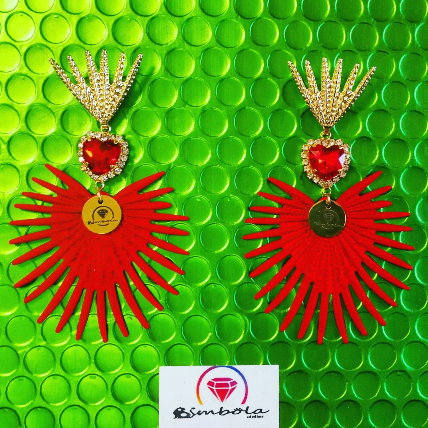 Pendientes Sagrado corazón 