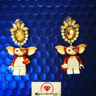 Pendientes Juguete toy Gremlins Gizmo earrings 