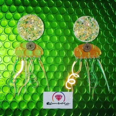 Pendientes Medusas Cromáticas