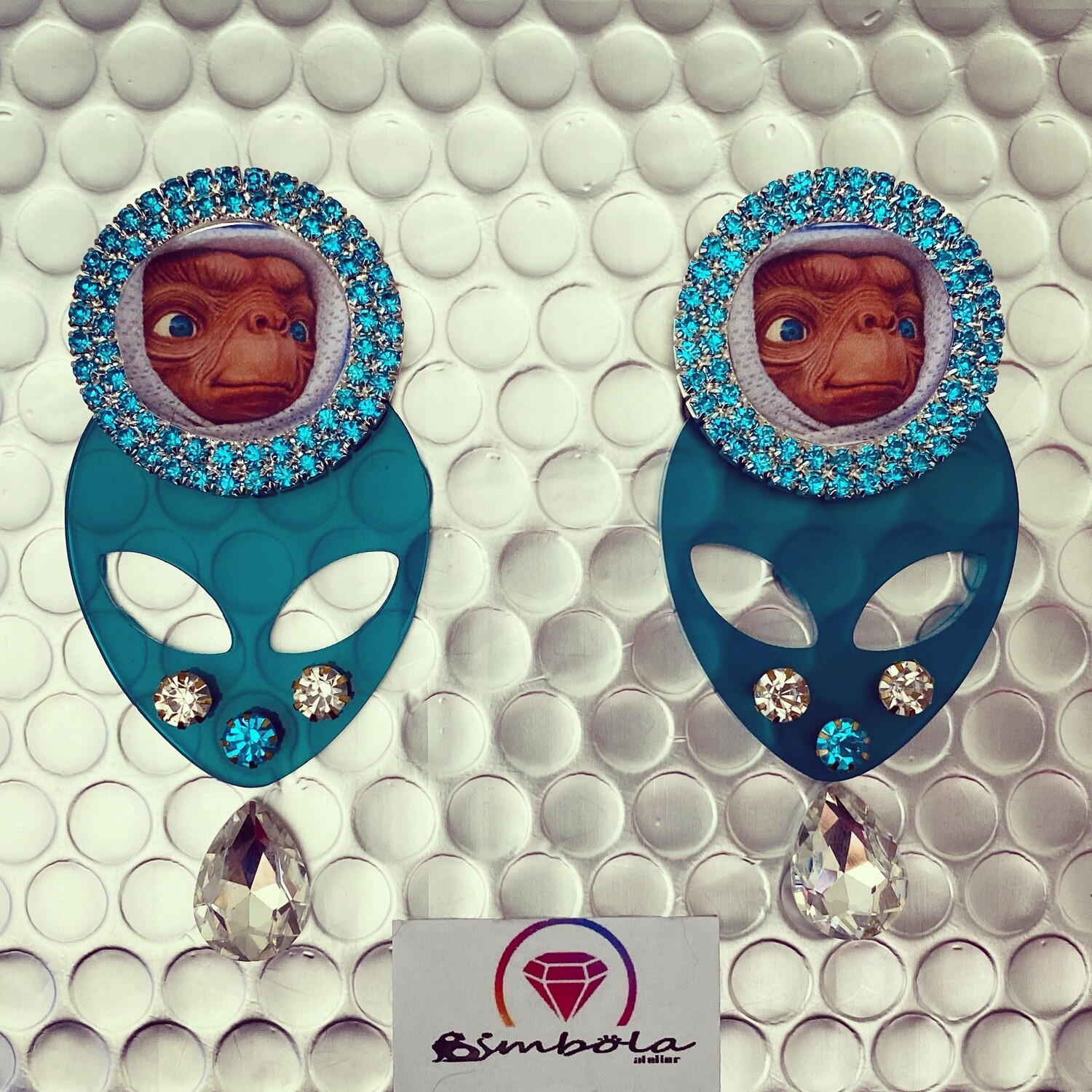 PENDIENTES EXTRATERRESTRE ET ALIEN EARRINGS