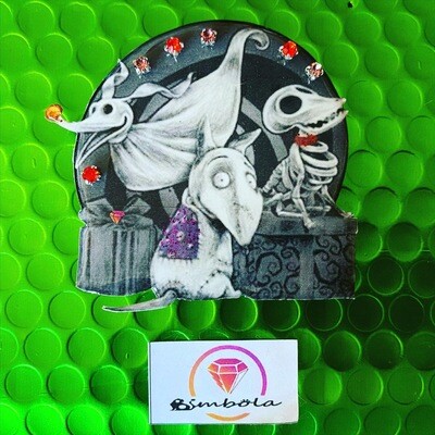 MAXIPIN PERROS TIM Sobras la novia cadavér Frankenweenie Sparky Zero pesadilla antes de navidad 