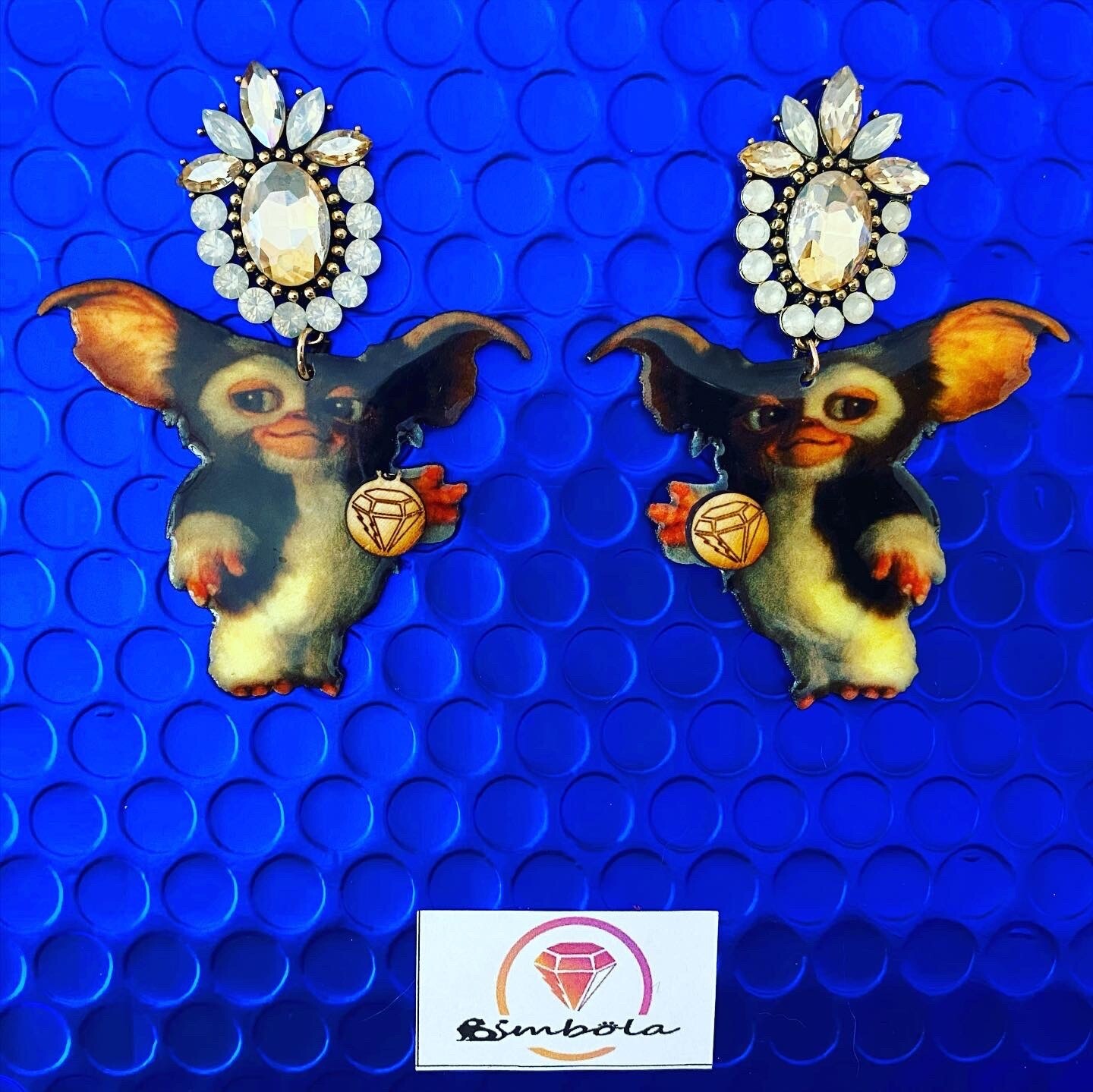 Pendientes Gremlins Gizmo earrings