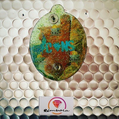 MAXIPIN HUGO TELECUPÓN pin broche brooch