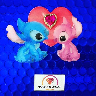 MAXIPIN STIT Y SU NOVIA ANGEL pin broche brooch 