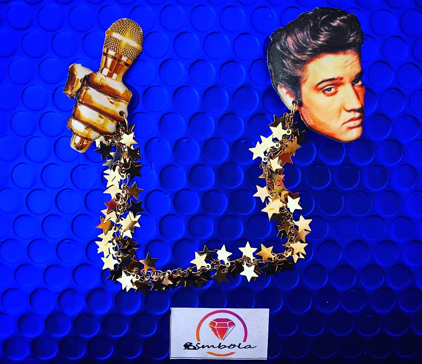 BI-PIN BROCHE ELV BROOCH PIN CADENA PIN STAR CHAIN