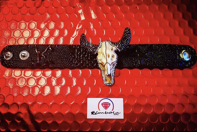 Brazalete buey buffalo bracelet pulsera ajustable brazalete regulable ox bracelet cabeza búfalo pulsera bufalo