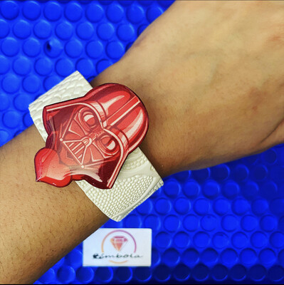 Brazalete Pink Vader bracelet pulsera Darth pulsera ajustable brazalete regulable Star Pulsera wars