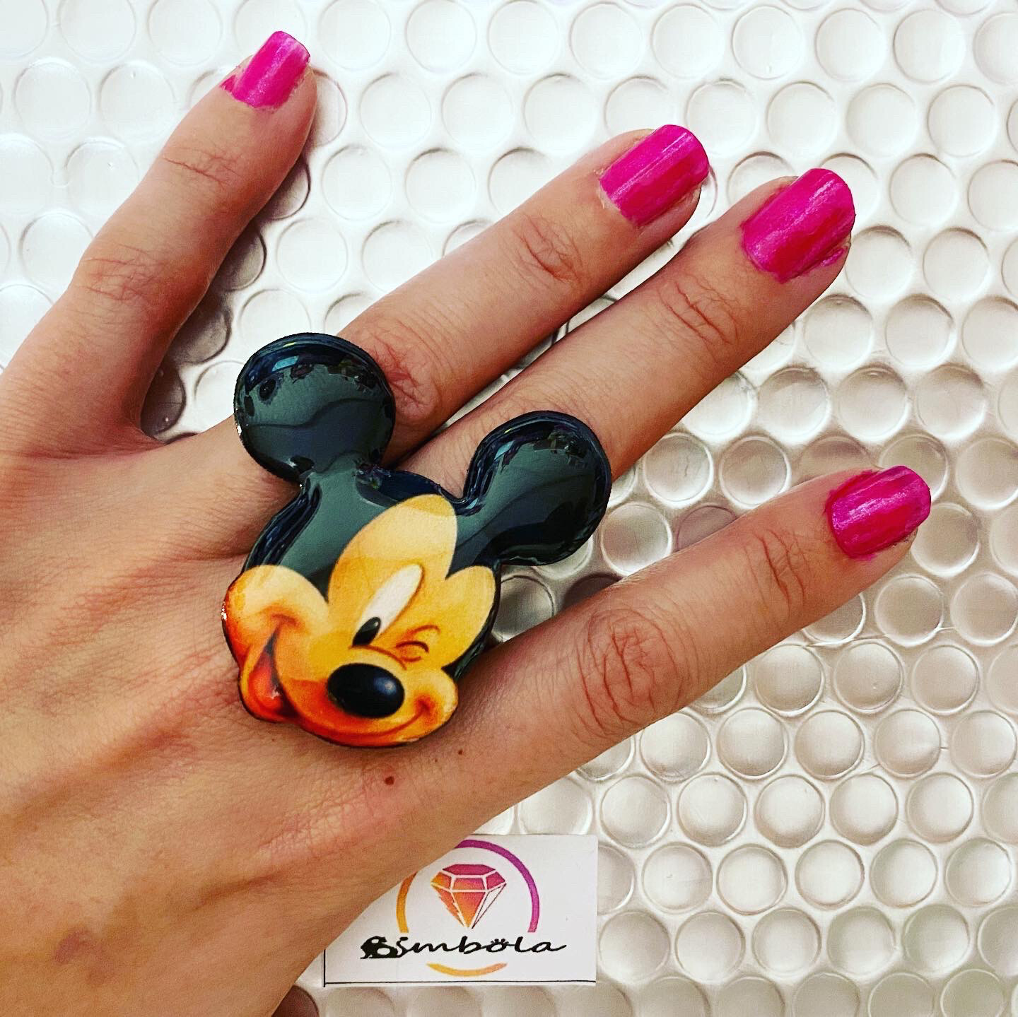 ANILLO RATÓN MOUSE RING ADJUSTABLE RING CARTOON RING 