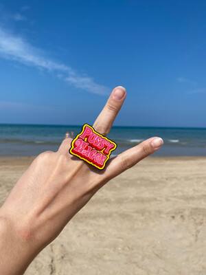 ANILLO WAGON RING ADJUSTABLE RING CARTOON RING FUNNY RING PUSSY RING BILL