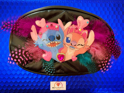 RIÑONERA STIT Y NOVIA BOLSO BUMBAG FANNY PACK PENS PLUMAS WOMAN 