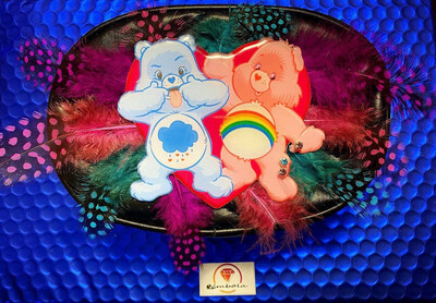 RIÑONERA OSOS AMOR BOLSO LOVELY BEARS BUMBAG FANNY PACK PENS PLUMAS 