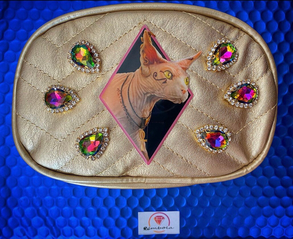 RIÑONERA BOLSO GATO EGIPCIO SPHINX CAT BUMBAG FANNY PACK 