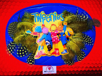 RIÑONERA BOLSO BUMBAG FANNY PACK PENS PLUMAS CARTOON PURSE 