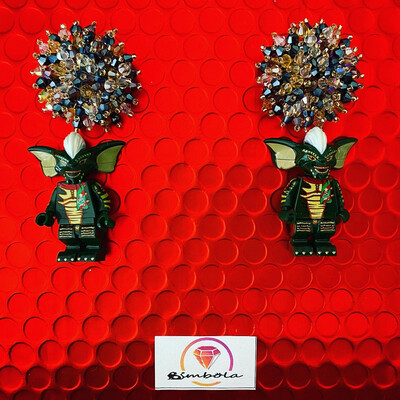 Pendientes Juguete toy earrings pendientes Gremlins earrings 