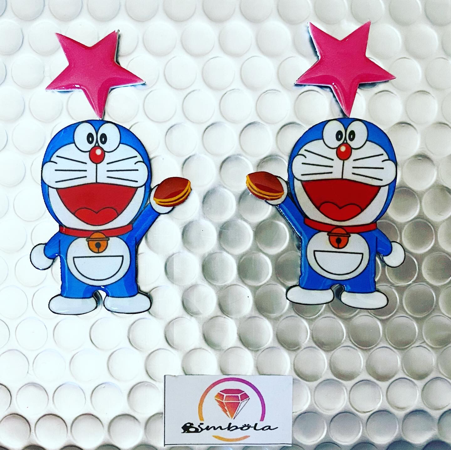 PENDIENTES GATO CÓSMICO PENDIENTES DORAE CARTOON EARRINGS PENDIENTES DIBUJOS ANIMADOS ANIME MANGA
