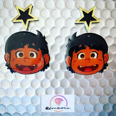 PENDIENTES CHICHO EARRINGS FUNNY EARRINGS HANDMADE EARRINGS CARTOON EARRINGS DIBUJOS ANIMADOS