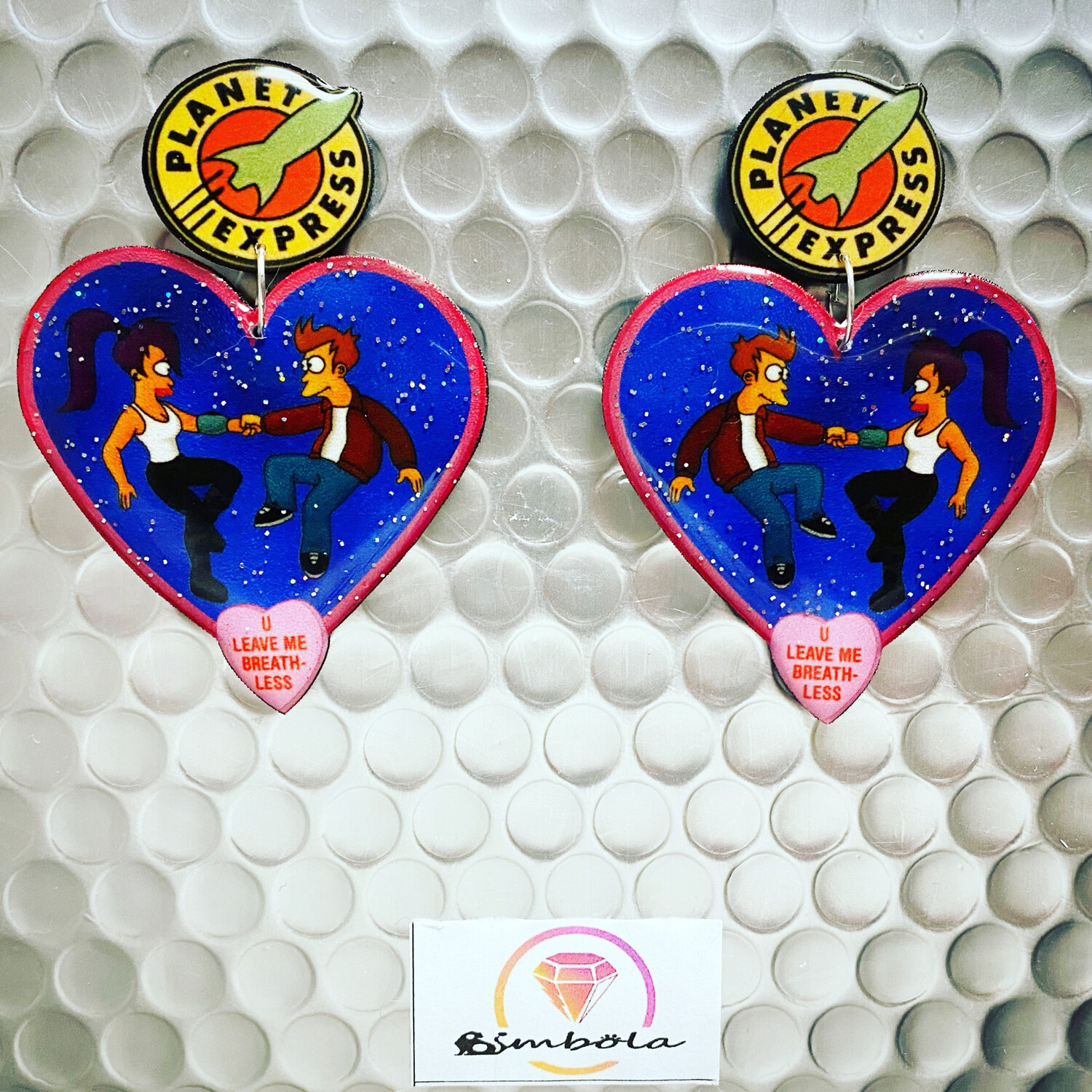 PENDIENTES FUTURAMA EARRINGS FUNNY EARRINGS HANDMADE EARRINGS DIBUJOS ANIMADOS