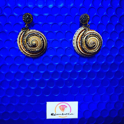PENDIENTES LUXURY PENDIENTES CARACOLA PENDIENTES CONCHA MAR 