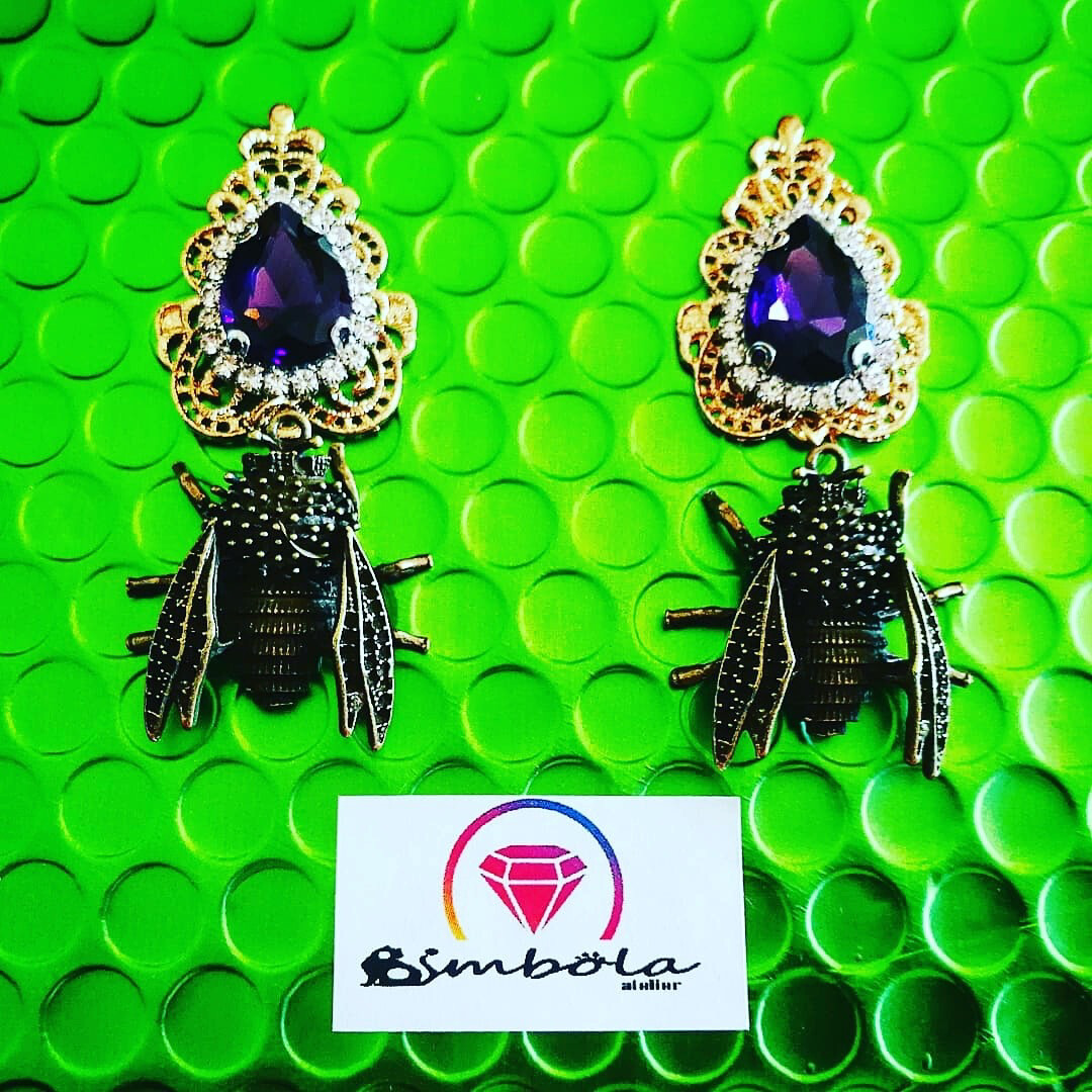 Pendientes abejas luxury bee earrings pendientes elegantes
