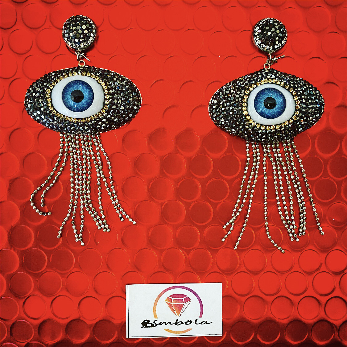 Pendientes ojos luxury eyes earrings pendientes elegantes