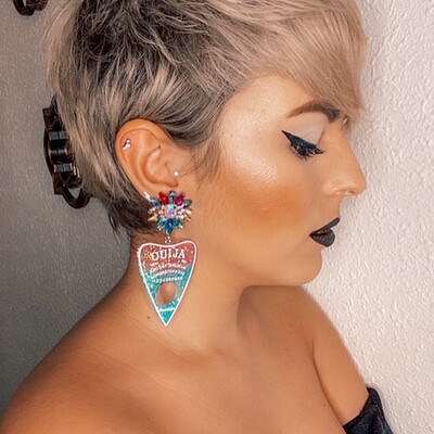 Pendientes Ouija multicolor